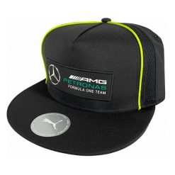 Czapka Męska Puma Mercedes MAPF1 FB Cap. Czarne czapki i kapelusze męskie Puma, bez wzorów, eleganckie. Za 87.10 zł.