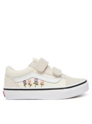 Vans Tenisówki VN000CYACCZ1 Beżowy jasny. Brązowe buty sportowe dziewczęce Vans, bez wzorów, ze skóry, bez zapięcia, tenisowe. Za 259.99 zł.