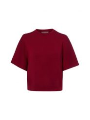Msch Copenhagen Koszulka Kobiety wiskoza czerwony, XS/S. Czerwone t-shirty damskie MSCH Copenhagen, s, bez wzorów, z dzianiny, bez kołnierzyka. Za 249.95 zł.