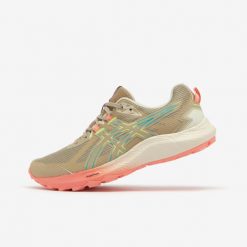 Buty do biegania w terenie damskie ASICS Gel Kanaku 6. Brązowe obuwie sportowe damskie Asics, bez wzorów, z meshu, do biegania. W wyprzedaży za 269.99 zł.