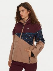 Dare2B Kurtka narciarska Ice III DWP593 Beżowy Regular Fit. Brązowe kurtki damskie DARE2B, na zimę, bez wzorów, z syntetyku, bez kaptura, narciarskie. Za 759.99 zł.