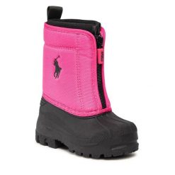 Śniegowce Polo Ralph Lauren. Czerwone buty zimowe dziewczęce Polo Ralph Lauren, bez zapięcia. Za 419.99 zł.