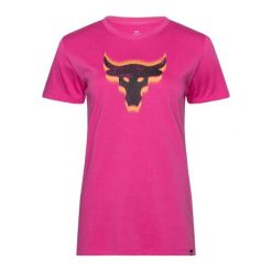 Koszulka treningowa damska Under Armour Project Underground Core T. Czerwone obuwie sportowe damskie Under Armour, bez wzorów, na fitness i siłownię. Za 139.99 zł.