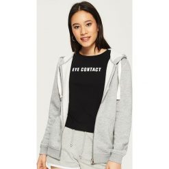Bluza z kapturem - Jasny szar. Bluzy damskie marki Sinsay. Za 49.99 zł.