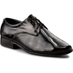 Półbuty TIM - 101 Czarny Tosca. Czarne eleganckie półbuty Tim, bez wzorów, z materiału, bez zapięcia. W wyprzedaży za 109.00 zł.
