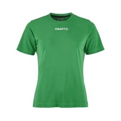 Koszulka damska Craft Squad Go Function. Zielone koszulki sportowe damskie Craft, l, bez wzorów, bez kołnierzyka, bez ramiączek, do piłki nożnej. Za 143.50 zł.