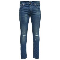 Only&Sons Męskie Jeansy Spun Jog Damage Pk 0901 34 " Bluedenim (Rozmiar 31). Spodnie materiałowe męskie Only&Sons. W wyprzedaży za 149.00 zł.