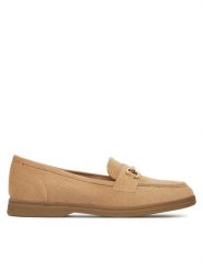 DeeZee Lordsy DS1590-2 Beżowy. Brązowe mokasyny damskie DeeZee, z materiału. Za 99.99 zł.