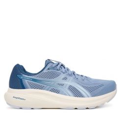 Buty do biegania Asics. Niebieskie obuwie sportowe damskie Asics, bez wzorów, do biegania. Za 309.99 zł.