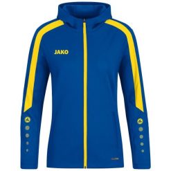 Damska bluza dresowa z kapturem Jako Power. Niebieskie bluzy damskie Jako, bez wzorów, z dresówki, z kapturem. Za 276.45 zł.
