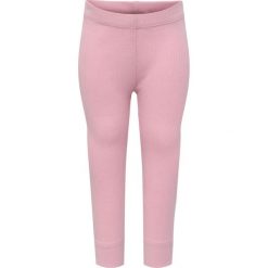 Legginsy dla dziewczynki Hummel Rene. Czerwone legginsy dla dziewczynek Hummel, bez wzorów, z bawełny. Za 157.50 zł.