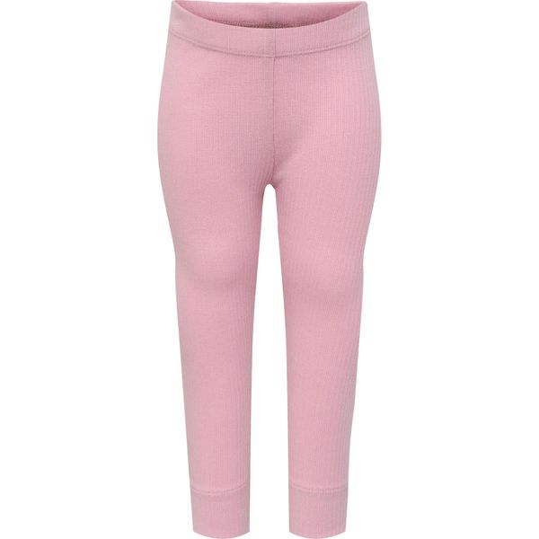 Legginsy dla dziewczynki Hummel Rene. Czerwone legginsy dla dziewczynek Hummel, bez wzorów, z bawełny. Za 119.00 zł.