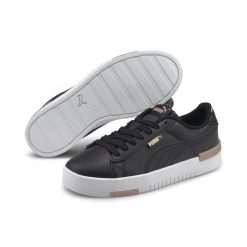 Buty Dorosły Puma Jada Renew złocony. Czarne obuwie sportowe damskie Puma, bez wzorów, ze skóry, trekkingowe. W wyprzedaży za 263.50 zł.