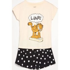 Dwuczęściowa piżama Garfield - Beżowy. Brązowe piżamy damskie marki Reserved. Za 59.99 zł.