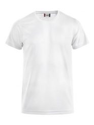 Clique T-shirt Ice-T z oddychającego materiału – white. Białe t-shirty męskie CLIQUE, m, bez wzorów, z materiału, bez kołnierzyka. Za 99.68 zł.