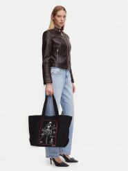 KARL LAGERFELD Torebka B3W50060 Czarny. Czarne torebki do ręki damskie KARL LAGERFELD, bez wzorów, z materiału, bez dodatków. Za 339.99 zł.