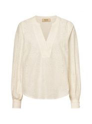 MOS MOSH Bluzka - MMYen Sina Lace Kobiety biały, S. Białe bluzki damskie Mos Mosh, s, bez wzorów, bez kołnierzyka, bez ramiączek. Za 329.95 zł.