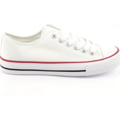 Trampki białe Atletico CNSD-1 white. Białe trampki i tenisówki damskie Atletico, bez wzorów, z materiału, eleganckie, bez zapięcia. W wyprzedaży za 59.00 zł.