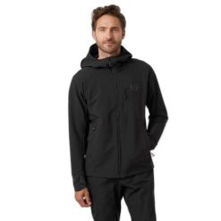 Wodoodporna kurtka Helly Hansen Odin Pro Shield. Czarne kurtki męskie Helly Hansen, s, bez wzorów, z materiału, bez kaptura. Za 920.00 zł.