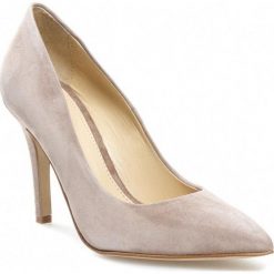 Szpilki SOLO FEMME - 34201-11-D15/000-04-00 Beżowy. Brązowe szpilki damskie Solo Femme, ze skóry. W wyprzedaży za 179.00 zł.