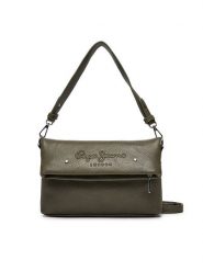Pepe Jeans Torebka PL031586 Khaki. Brązowe torebki do ręki damskie Pepe Jeans, bez wzorów, z jeansu, bez dodatków. Za 169.99 zł.