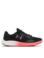 Under Armour Buty do biegania UA W Charged Pursuit 3 3024889-004 Czarny. Czarne obuwie sportowe damskie Under Armour, bez wzorów, z materiału, do biegania. Za 219.99 zł.