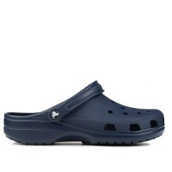 Klapki męskie Crocs CLASSIC. Niebieskie klapki męskie Crocs, z materiału. Za 158.00 zł.