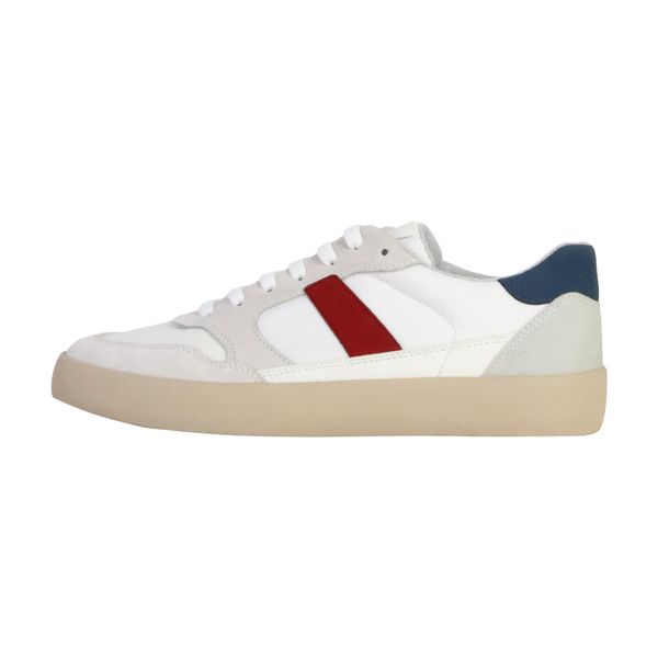 Tenisówki Geox Model U Affile Kolor Biały. Białe trampki męskie Geox, bez wzorów, casualowe, bez zapięcia. Za 319.99 zł.