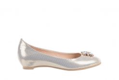 Baleriny Bayla-130 04105-065W-02 Złoty, Skóra naturalna - 38. Żółte baleriny damskie Bayla, bez wzorów, ze skóry, bez obcasa, na koturnie. W wyprzedaży za 179.10 zł.