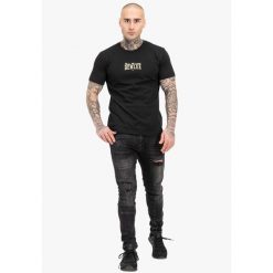 T-shirt o klasycznym kroju Benlee Kilaas. Czarne t-shirty męskie BENLEE, bez wzorów, eleganckie, bez kołnierzyka. Za 136.00 zł.