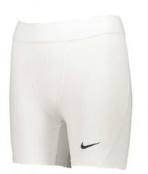 Spodnie treningowe damskie Nike S11990. Białe spodnie sportowe damskie Nike, s, bez wzorów, z elastanu, na fitness i siłownię. Za 146.45 zł.