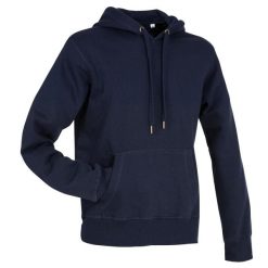 Bluza Z Kapturem Unisex Select Dla Dorosłych. Niebieskie bluzy męskie Stedman, m, bez wzorów, z kapturem. Za 193.99 zł.
