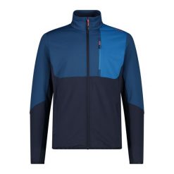 Bluza męska turystyczna CMP 35G6547. Niebieskie bluzy męskie CMP, na wiosnę, l, bez wzorów, z polaru, bez kaptura. Za 387.05 zł.