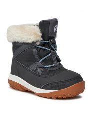 Reima Kozaki Samooja 5400035A Czarny. Czarne buty zimowe dziewczęce Reima, bez wzorów, z materiału, bez zapięcia. Za 319.99 zł.