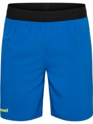 Spodenki treningowe Hummel Blaze Pro. Niebieskie szorty sportowe damskie Hummel, l, bez wzorów, z materiału, klasyczne, z standardowym stanem, na fitness i siłownię. Za 93.50 zł.