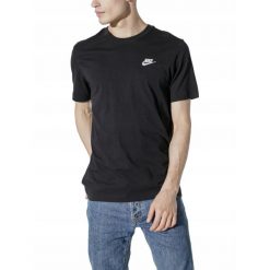 Koszulka t-shirt męska NIKE bawełna. Białe koszulki sportowe męskie Nike, m, bez wzorów, z bawełny, bez kołnierzyka, bez ramiączek, na fitness i siłownię. Za 119.00 zł.