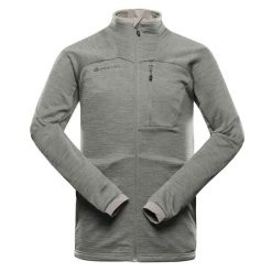 Bluza męska turystyczna szybkoschnąca Alpine Pro Onnec 3. Brązowe bluzy męskie Alpine Pro, m, bez wzorów, z elastanu, bez kaptura. Za 319.00 zł.