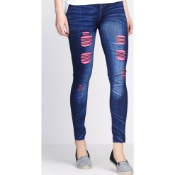 Niebieskie Legginsy Spirit. Legginsy damskie marki Born2be. Za 39.99 zł.