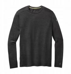 M'S Classic All-Season Merino Base Layer Crew Boxed, D36 | iron heather, M. Brązowe spodnie sportowe męskie Smartwool, m, bez wzorów. Za 295.64 zł.