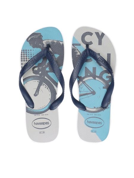 Havaianas Japonki 41413483498 Szary. Szare klapki męskie Havaianas, z syntetyku. Za 46.99 zł.