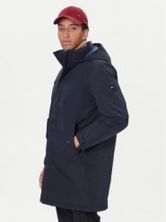 Tommy Hilfiger Płaszcz zimowy MW0MW41362 Granatowy Regular Fit. Niebieskie płaszcze męskie Tommy Hilfiger, na zimę, m, bez wzorów, z syntetyku, bez kaptura. Za 1,499.00 zł.