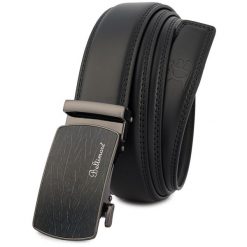 Pasek skórzany BELTIMORE r.95-110 cm A45 czarny. Czarne paski damskie bez wzorów. Za 71.49 zł.