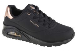 Buty sportowe damskie Skechers Uno Golden Air. Czarne obuwie sportowe damskie Skechers, bez wzorów, z materiału. Za 407.00 zł.