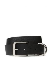 Calvin Klein Jeans Pasek Męski Round Hardware Loop 40mm K50K510158 Czarny. Czarne paski damskie Calvin Klein Jeans, bez wzorów, z jeansu. Za 279.99 zł.