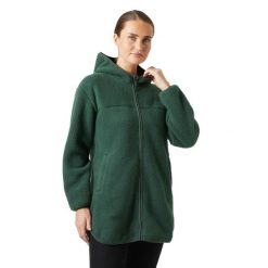 Damska bluza dresowa Helly Hansen Maude Pile. Zielone bluzy damskie Helly Hansen, bez wzorów, z dresówki, bez kaptura. Za 510.50 zł.
