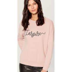 Bluza z haftem - Różowy. Bluzy damskie marki Mohito. Za 79.99 zł.