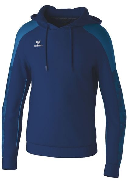 Bluza z kapturem Erima Evo Star. Niebieskie bluzy damskie Erima, l, bez wzorów, z materiału, z kapturem. Za 211.50 zł.