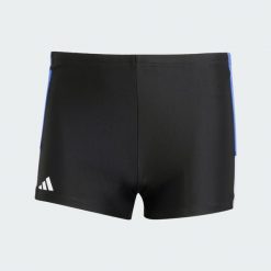 Bokserki Colorblock Swim. Czarne bokserki męskie Adidas, bez wzorów, z materiału. W wyprzedaży za 111.20 zł.