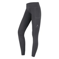 Dziewczęce legginsy jeździeckie z pełną przyczepnością ELT Ella. Szare legginsy dla dziewczynek ELT, bez wzorów. Za 295.00 zł.
