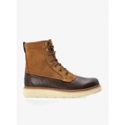 Buty zimowe męskie Sorel Slabtown 62 Caribou WP. Brązowe trekkingi męskie Sorel, na zimę, trekkingowe. Za 555.99 zł.